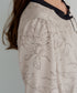 【安田美沙子さん着用】フラワープリント配色ワンピース